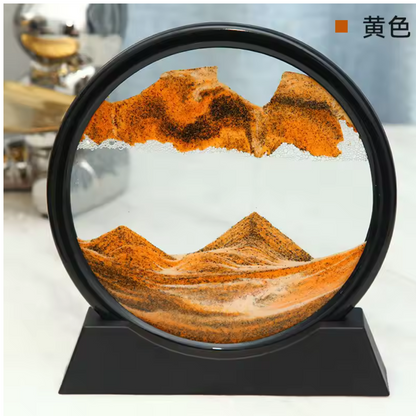 Reloj de arena redondo en 3D